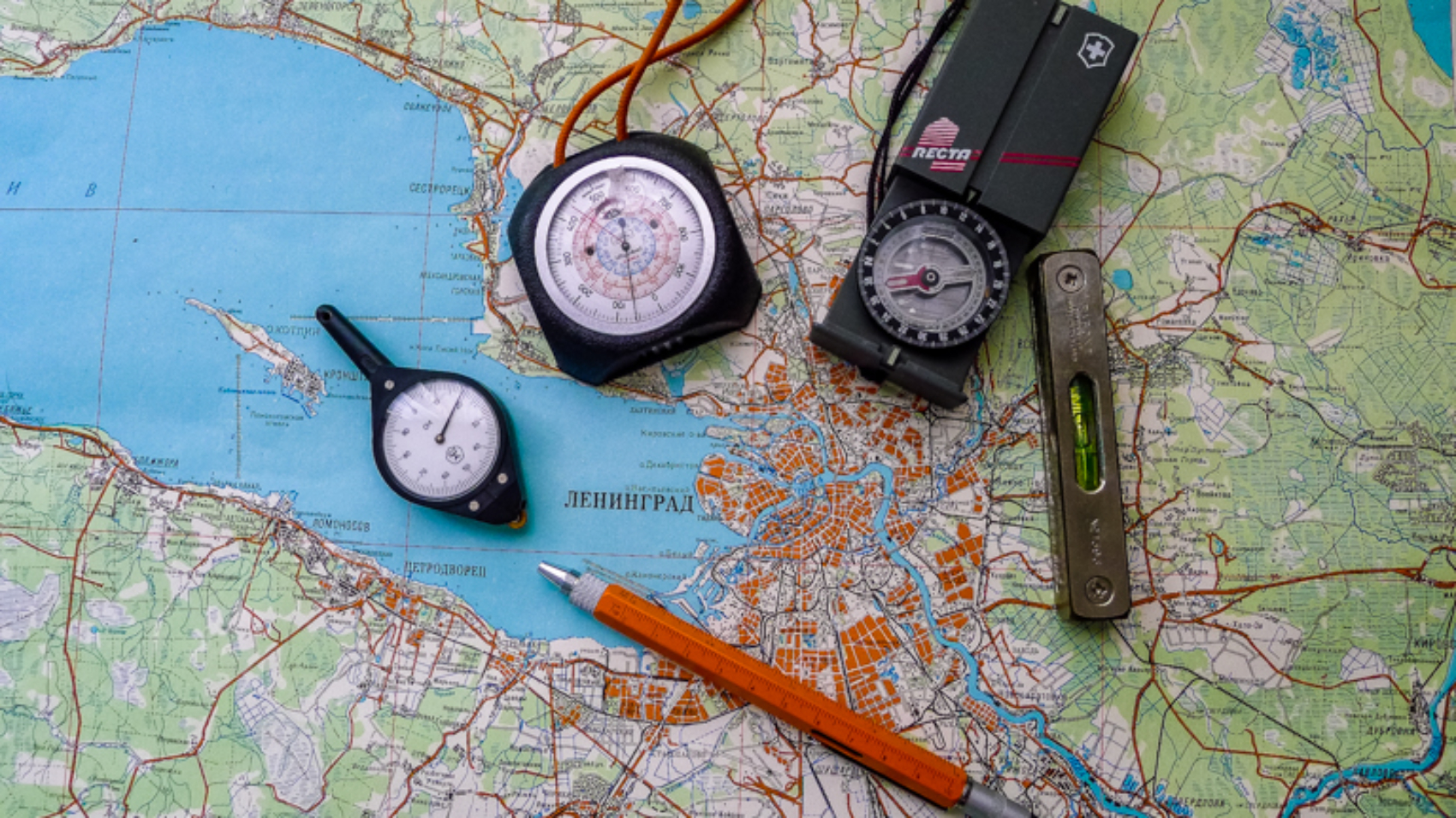 Printed Russian Map and Classical Cartometry Tools